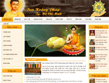 Tablet Screenshot of banhoangphaptp.net